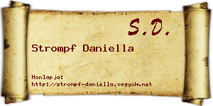 Strompf Daniella névjegykártya
