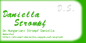 daniella strompf business card
